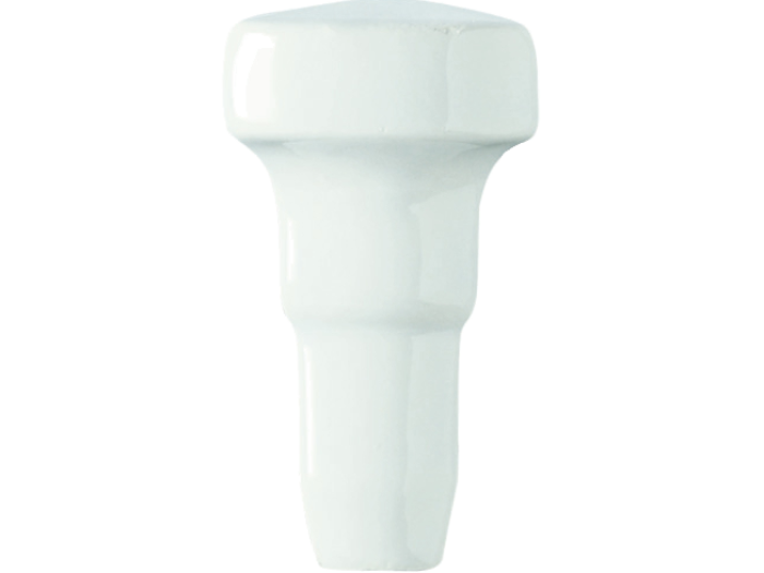 На изображении товар CERAMICHE GRAZIA Угловой элемент MELANGE ANGOLO ESTERNO TORO 5,5X2 LIGHT BLUE от официального представителя в Москве