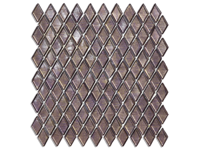 На изображении товар Sicis Стеклянная мозаика Diamond ITEM 02 Baroda chips size 23х40 mm sheet size 259x266 mm от официального представителя в Москве