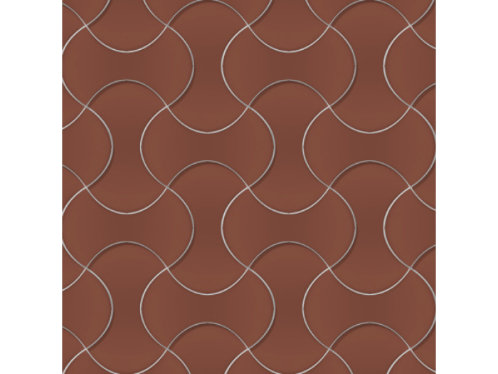 На изображении товар Terratinta Ceramics Мозаика, керамогранит Norse Knit Matt Rusty Red mosaic 30x30 / 9.5 от официального представителя в Москве