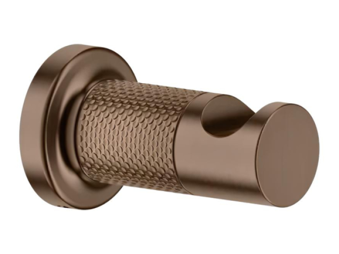 На изображении товар Крючок Gessi Inciso, ⌀26х69 мм, настенный, цвет Copper Brushed PVD от официального представителя в Москве