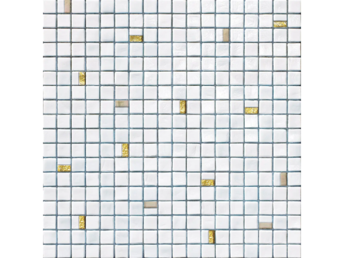 На изображении товар Sicis Стеклянная мозаика Coriandoli Cor 411 chips size 15х15 mm sheet size 295x295 mm от официального представителя в Москве