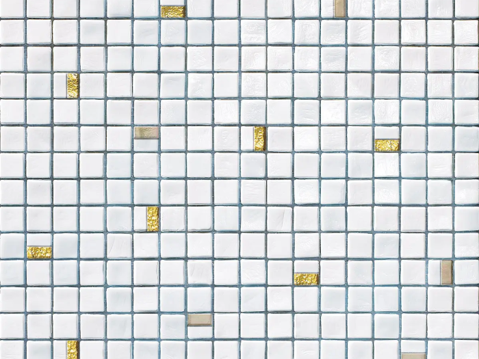 На изображении товар Sicis Стеклянная мозаика Coriandoli Cor 411 chips size 15х15 mm sheet size 295x295 mm от официального представителя в Москве