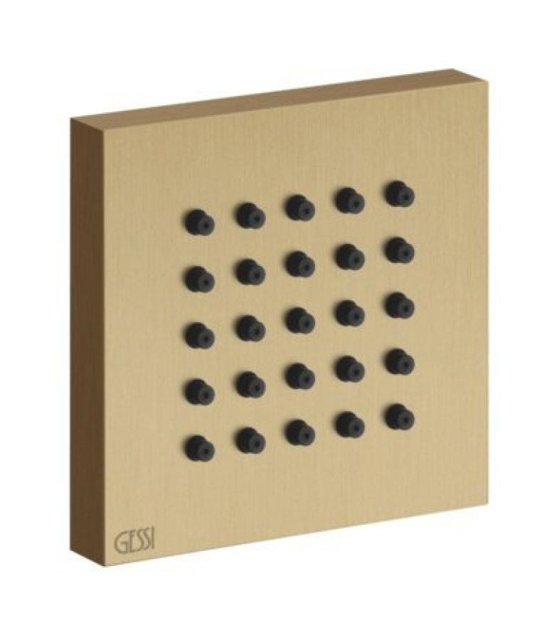 Форсунка Gessi Body Jets, боковая, цвет Warm Bronze Brushed PVD