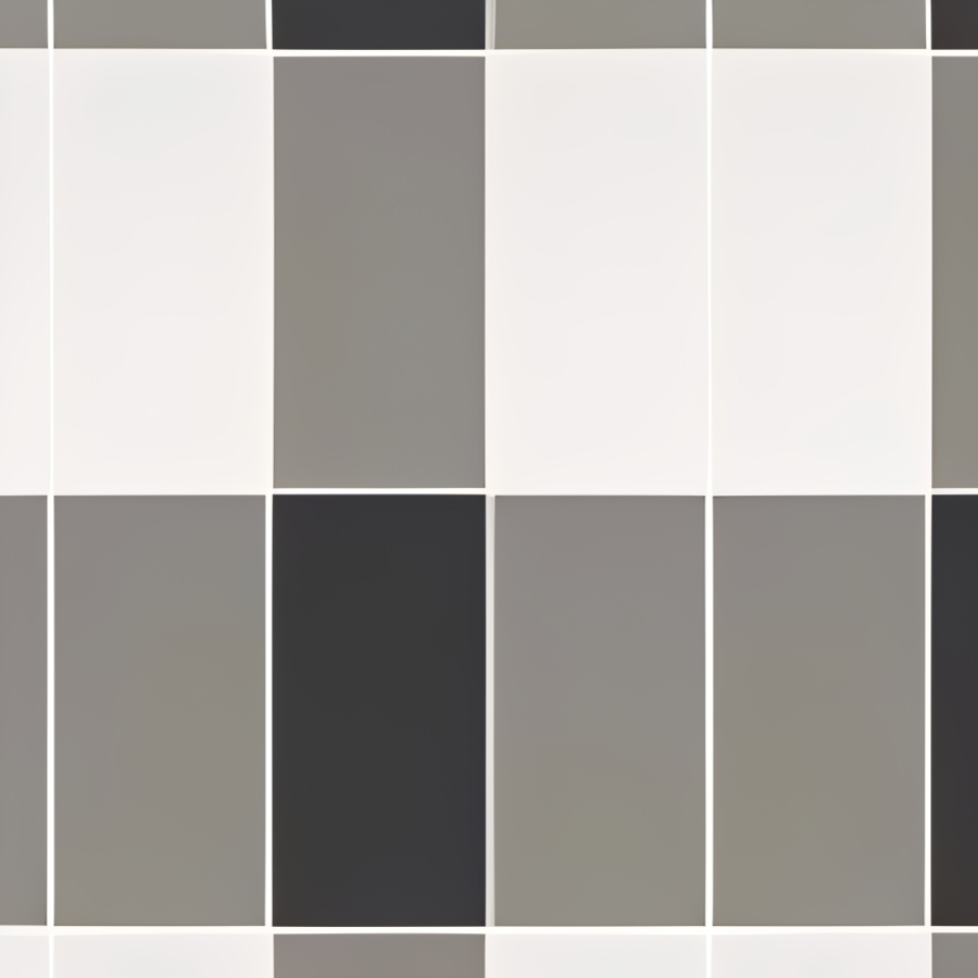 Micro. Керамогранит Microtiles Grid Mix White/Grey/Mud/Black 30,1x40,2