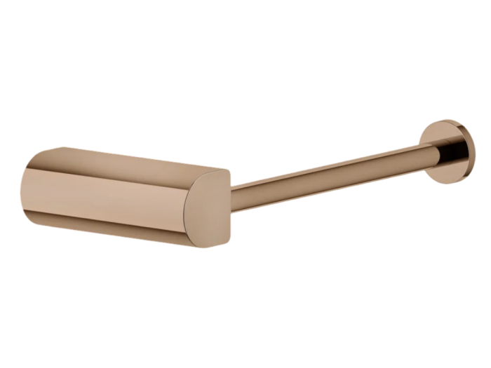 На изображении товар Бумагодержатель Gessi Rilievo, настенный, 165x82 мм, цвет Copper PVD от официального представителя в Москве