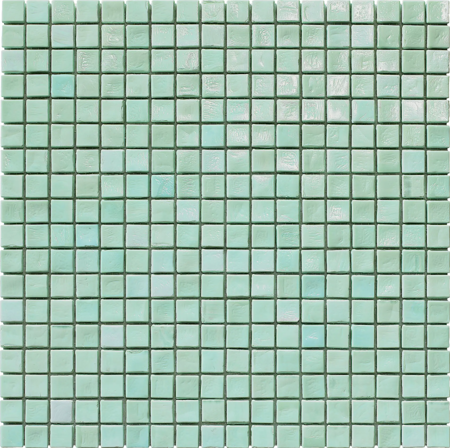 Sicis Стеклянная мозаика Murano Smalto Aquamarine 1 chips size 15x15 mm sheet-size 295x295 mm