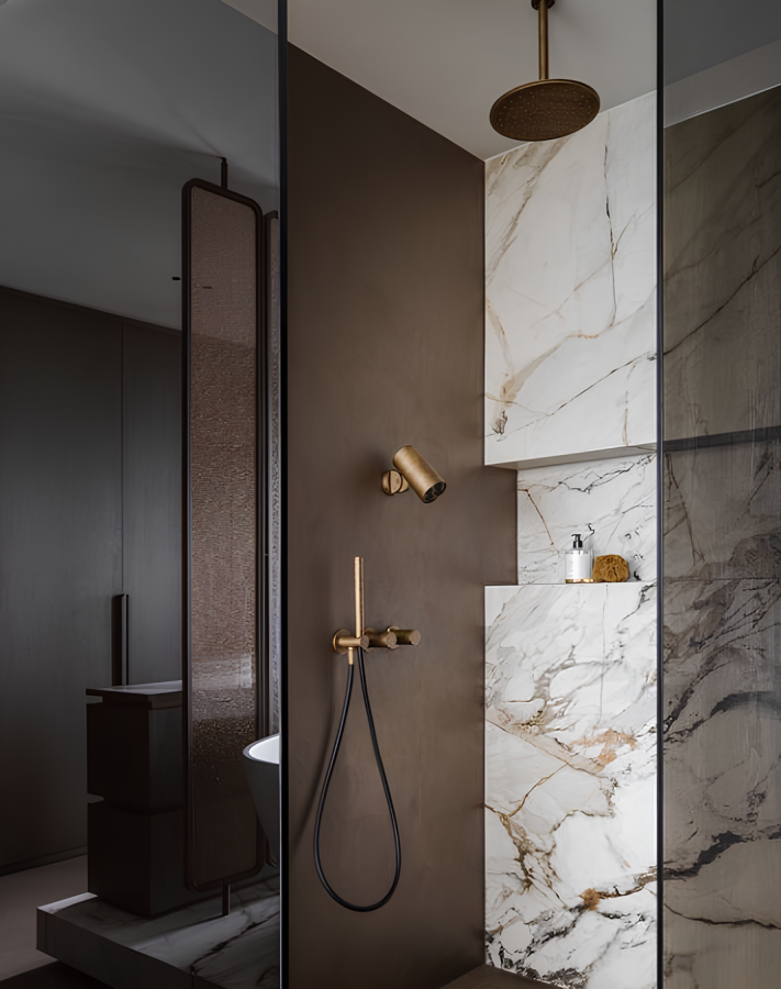 Шланговое подсоединение Gessi, с держателем лейки, цвет Antique Brass - изображение 4