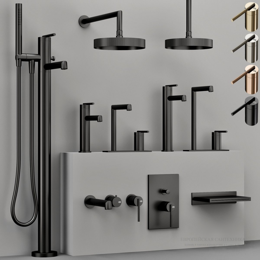 Стакан Gessi Ingranaggio, настенный, цвет Black Metal Brushed PVD - изображение 4