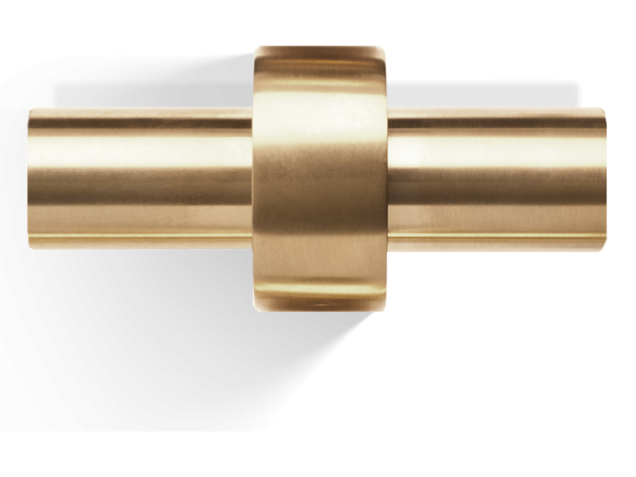 На изображении товар Крючок двойной, Decor Walther Century HAK2, матовое золото/dark bronze от официального представителя в Москве