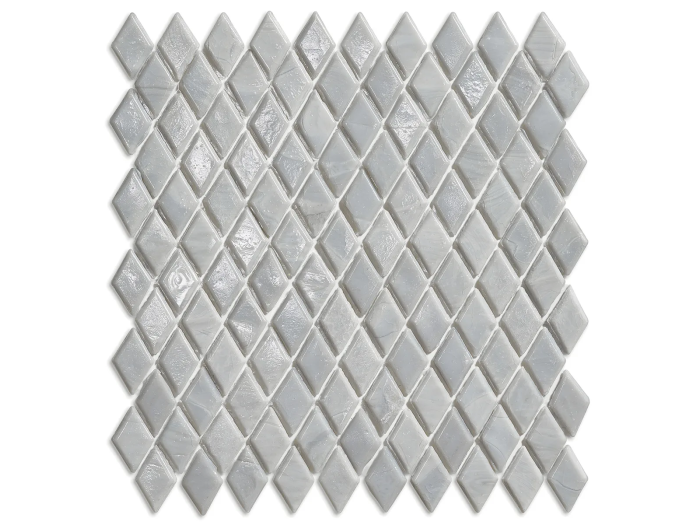 На изображении товар Sicis Стеклянная мозаика Diamond ITEM H1 Mohs chips size 23х40 mm sheet size 229x272 mm от официального представителя в Москве