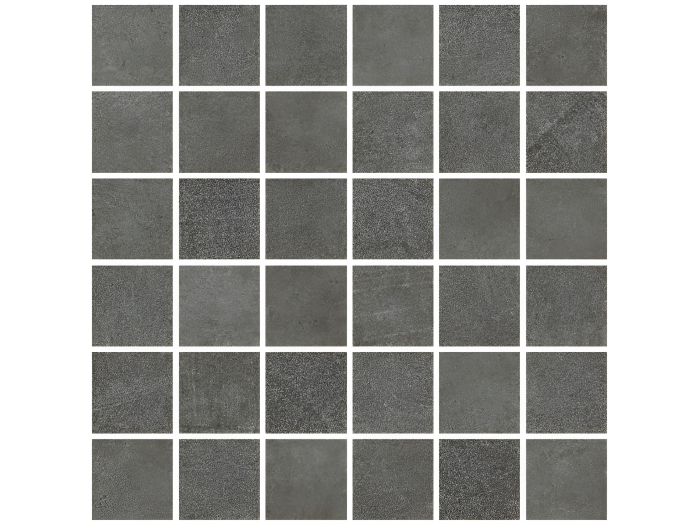 На изображении товар Living Ceramics Керамогранит Floss Graphite Mosaic 55 Anti-slip 29,8x29,8 от официального представителя в Москве
