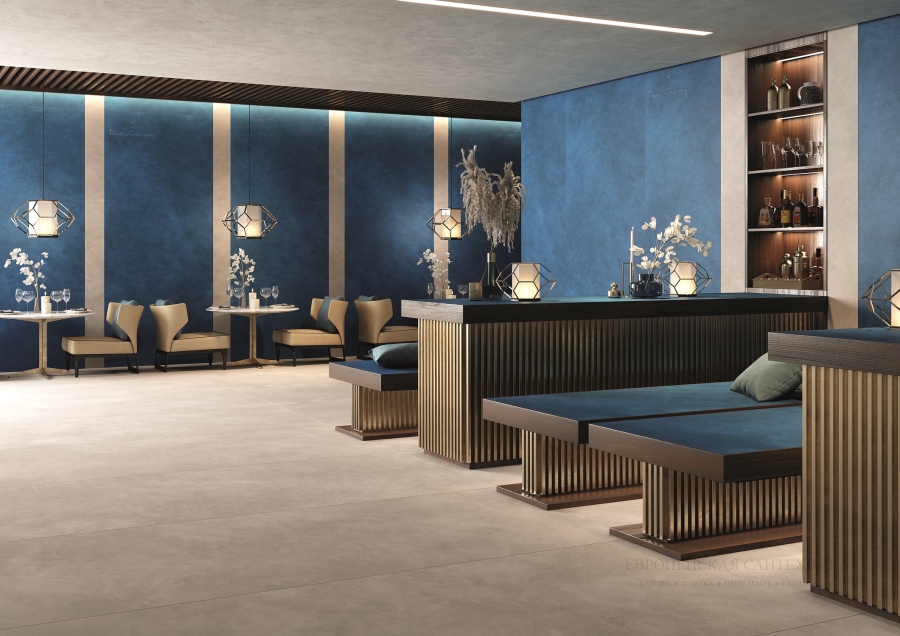 La Fabbrica Ava Керамогранит Korium Blue Nat Ret 120x280 - изображение 1