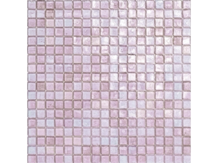 На изображении товар Sicis Стеклянная мозаика Waterglass Springviolet 06 chips size 15х15 mm sheet size 295x295 mm от официального представителя в Москве