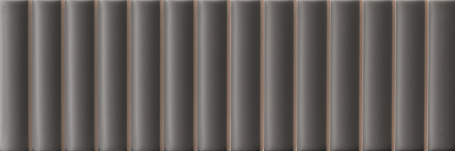 Micro. Керамогранит 3D Forms Fluted Mud 10X30