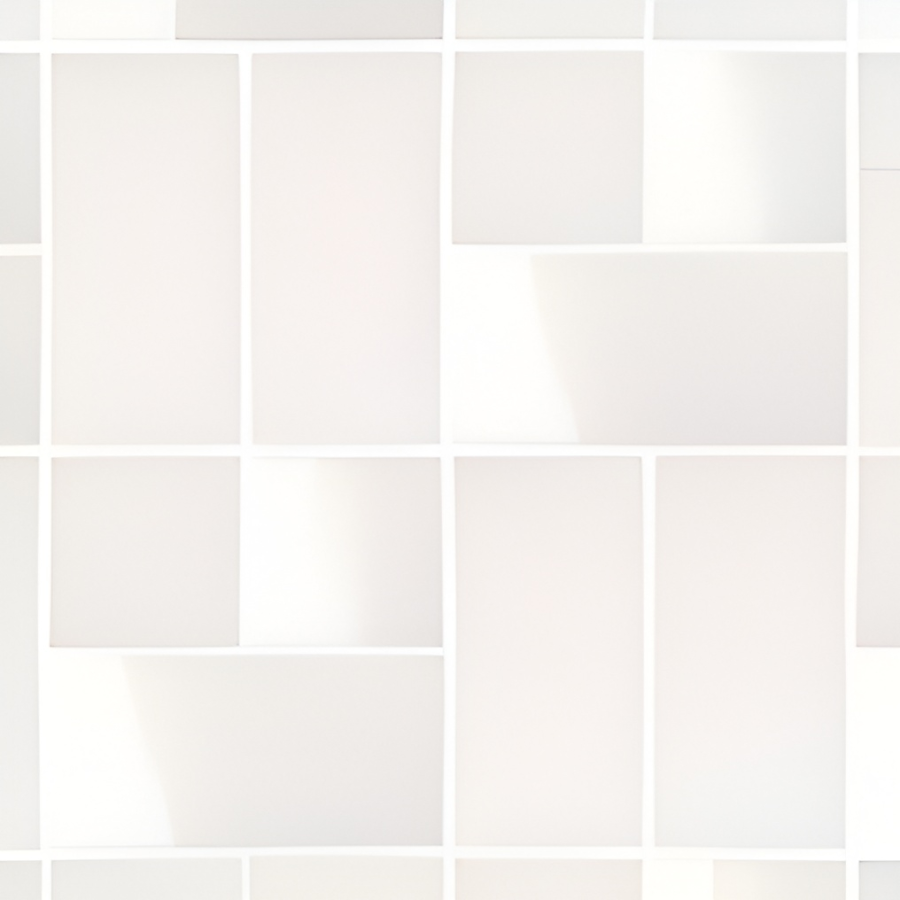 Micro. Керамогранит Microtiles Modern Mix Glaze White 40,2x40,2