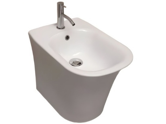 На изображении товар Биде Antonio Lupi Cabo 540 х 420 мм, напольное, цвет белый глянцевый от официального представителя в Москве