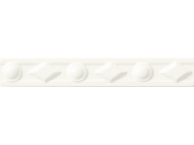 CERAMICHE GRAZIA  Бордюр ELECTA DIAMANTATO 3X20 BIANCO CRAQUELE