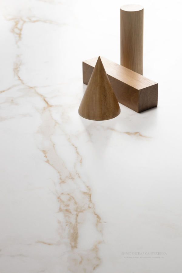 Living Ceramics Керамогранит Blanc Statuario Gold Soft textured 59,8x119,8 - изображение 3