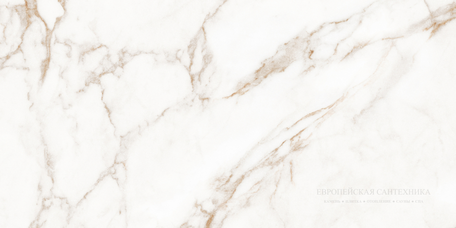 Living Ceramics Керамогранит Blanc Statuario Gold Soft textured 59,8x119,8