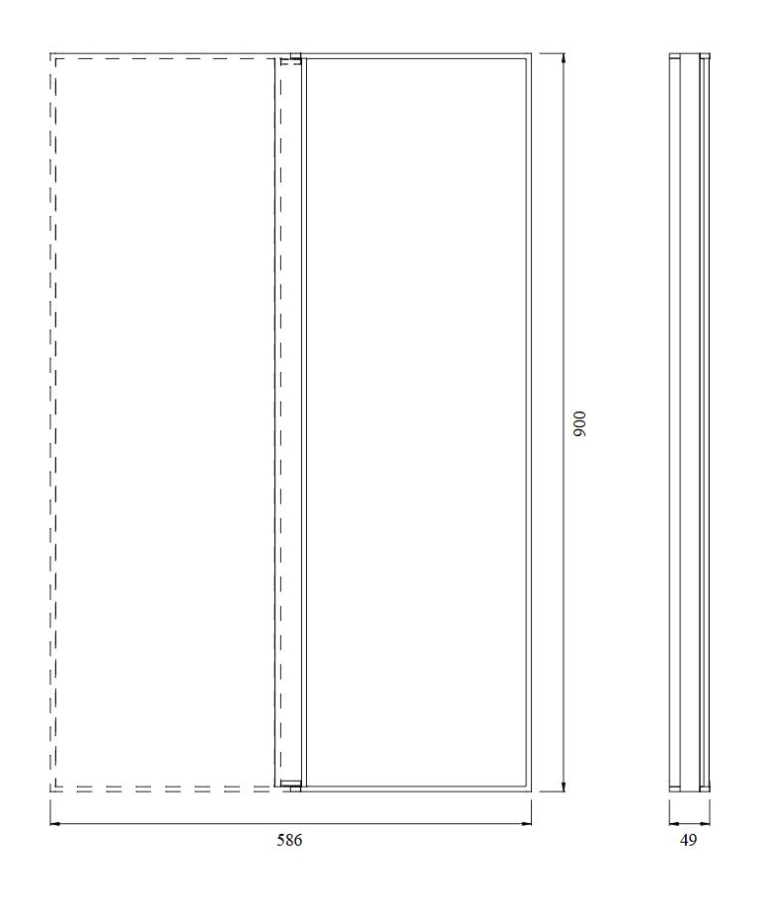 Зеркало CeaDesign Sixty, настенное, H. 900 мм, с откидным открыванием, мрамор/сталь, цвет Travertine Titanium Marble/ Back Ivory сатинированный - изображение 8
