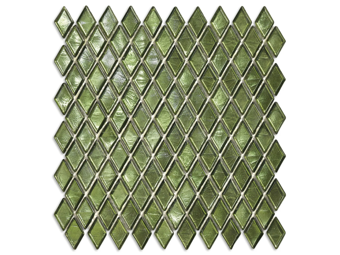 На изображении товар Sicis Стеклянная мозаика Diamond ITEM H1 Gerais chips size 23х40 mm sheet size 229x272 mm от официального представителя в Москве