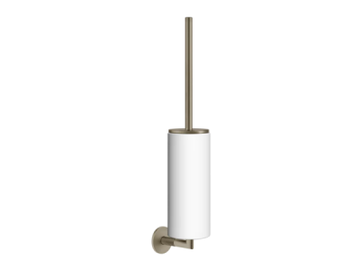 На изображении товар Ёршик Gessi Anello, настенный, цвет White/Finox Brushed Nickel от официального представителя в Москве