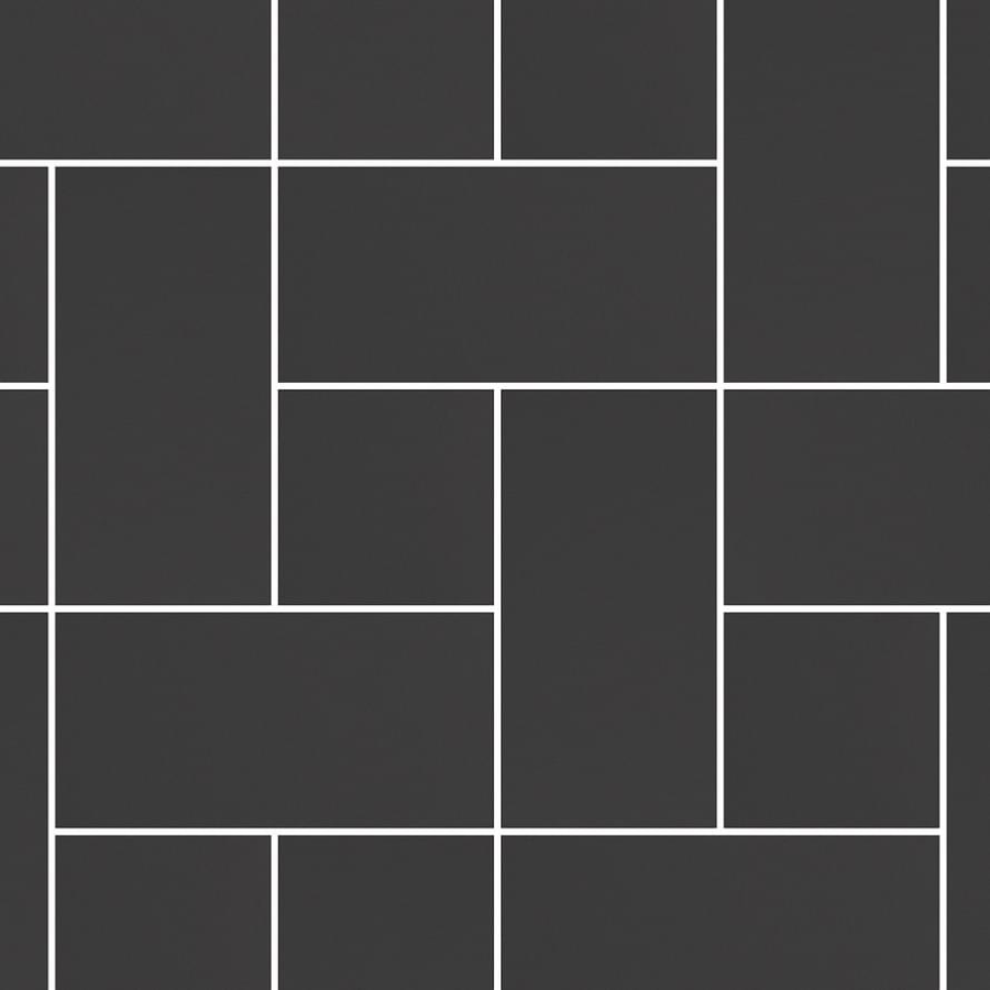 Micro. Керамогранит Microtiles Spiral Black 33,7x33,7