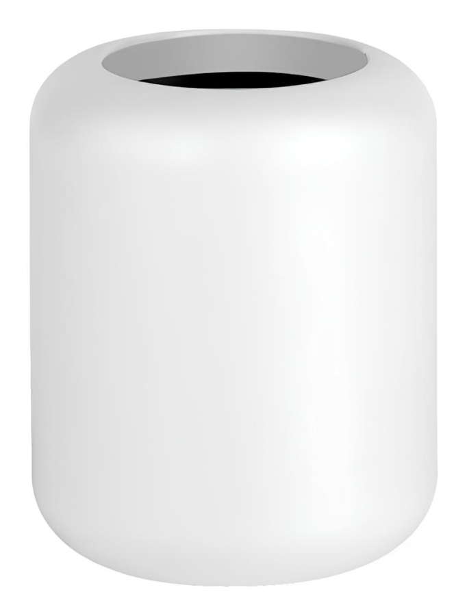 Стакан Gessi Goccia, настольный, ø90 мм, цвет White/Chrome