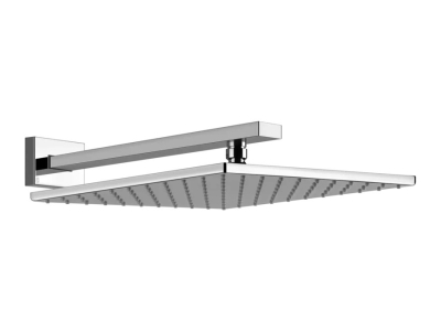 Верхний душ Gessi Rettangolo, настенный, 300x300 мм, цвет Chrome