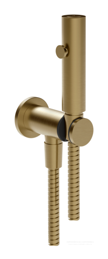 Душ гигиенический Gessi Tondo, настенный, цвет Warm Bronze Brushed PVD