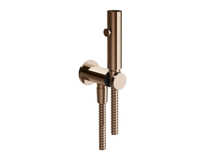 На изображении товар Душ гигиенический Gessi Tondo, настенный, цвет Copper PVD от официального представителя в Москве