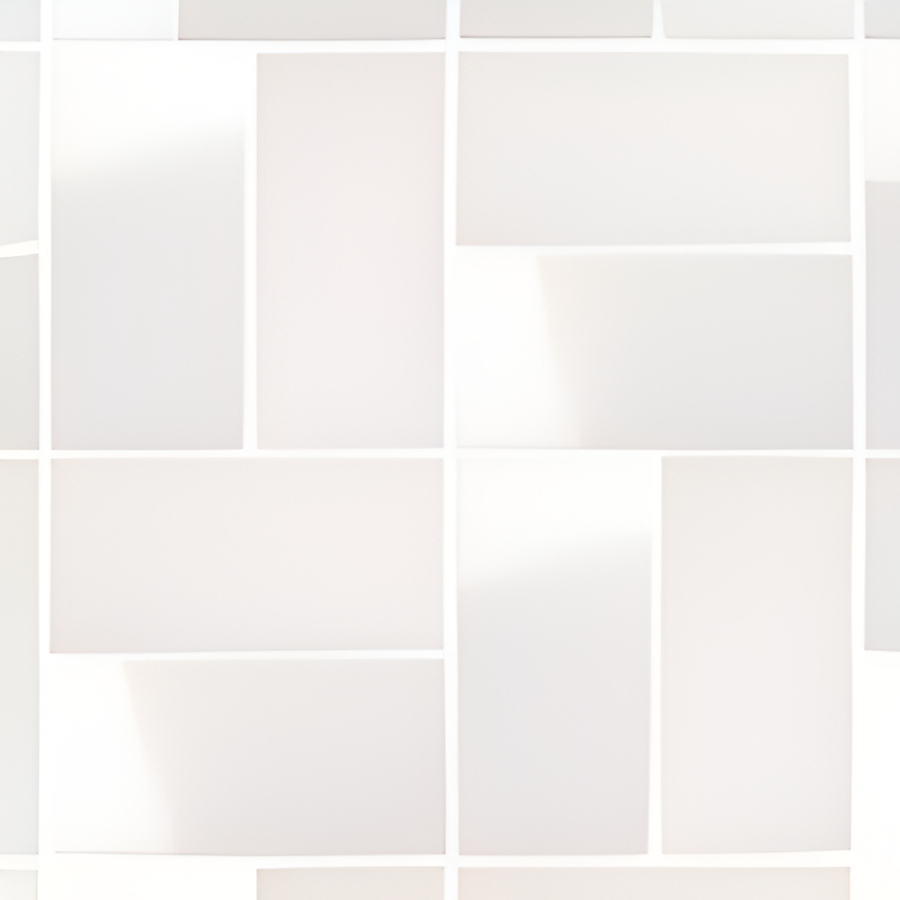 Micro. Керамогранит Microtiles Basket Mix Glaze White 40,2x40,2