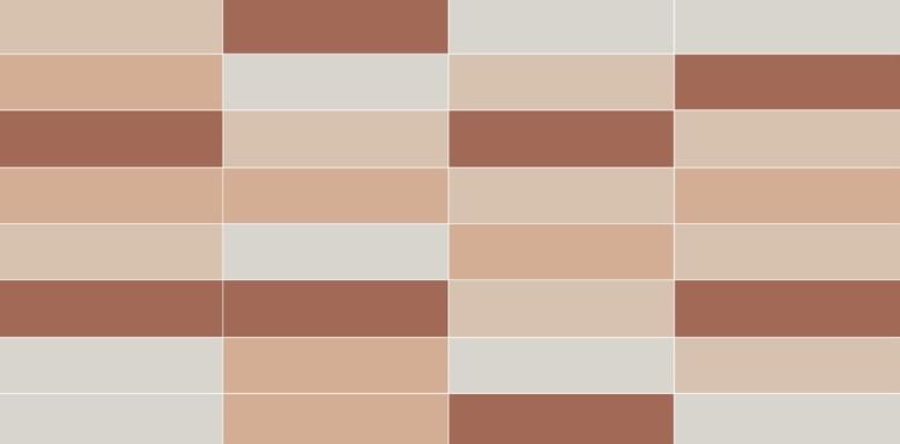 Micro. Керамогранит Joint Terracotta strong mix 7x28