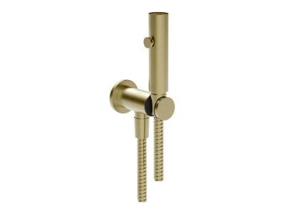 Душ гигиенический Gessi Tondo, настенный, цвет Brass Brushed PVD