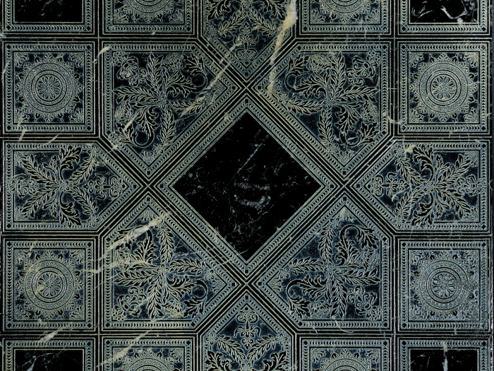 На изображении товар Akros Venezia Камень Axioma Tonos Old Nero Marquinia 40X40X1 от официального представителя в Москве