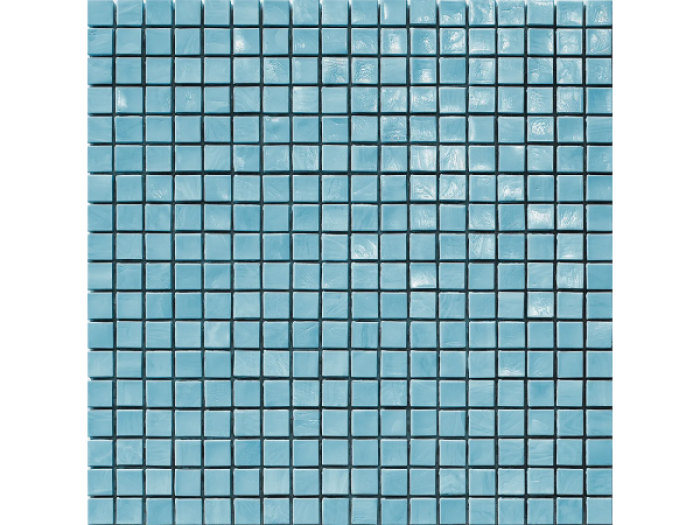 На изображении товар Sicis Стеклянная мозаика Murano Smalto Turquoise chips size 15x15 mm sheet-size 295x295 mm от официального представителя в Москве