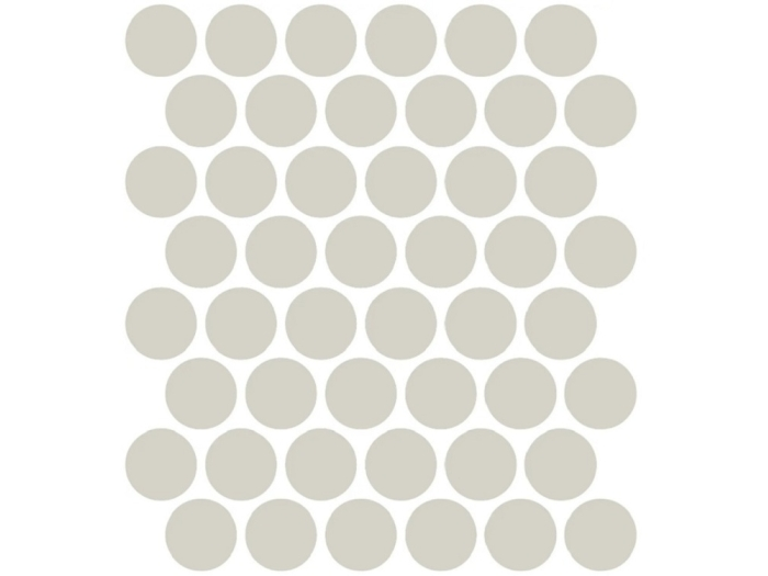 На изображении товар Etruria Керамогранит XXS-3D Cerchio 3D 5Х5 Bianco Su Rete Monocolore 33Х37 от официального представителя в Москве