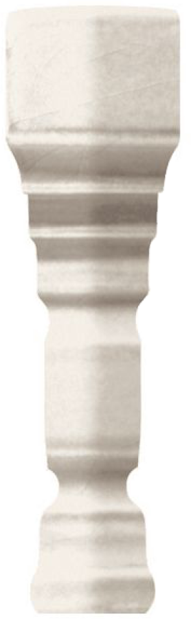 CERAMICHE GRAZIA Угловой элемент EPOQUE ANGOLO TERMINALE DECO 12X2 BIANCO MAT