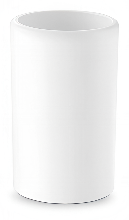 Стакан Newform Round accessories, настольный, керамика, цвет белый