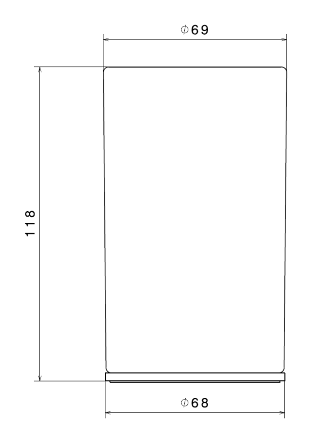 Стакан Newform Round accessories, настольный, керамика, цвет белый - изображение 1