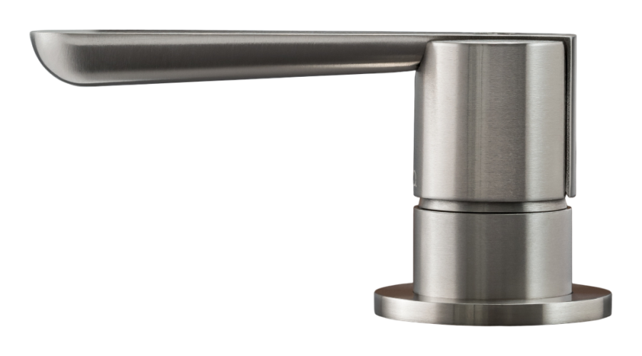 Cмеситель для раковины Cea Design Lutezia, однорычажный, монокомандный, без излива, цвет сатинированная сталь