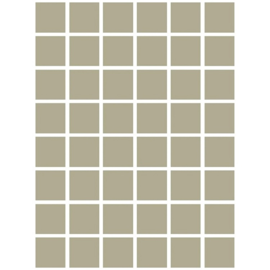 Etruria Керамогранит Xxs Quadrato 5X5 Su Rete Monocolore Salvia
