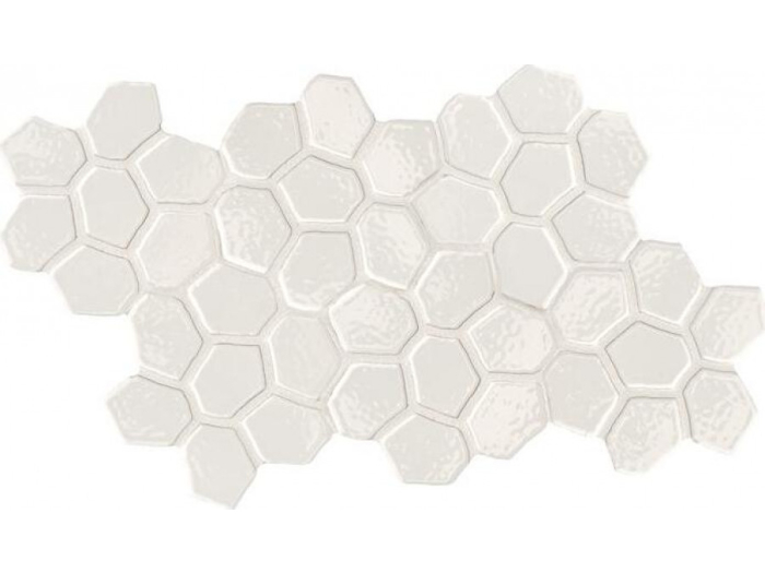 На изображении товар Mutina Керамогранит Botanica Seed White Glossy 23,7X40,5 от официального представителя в Москве