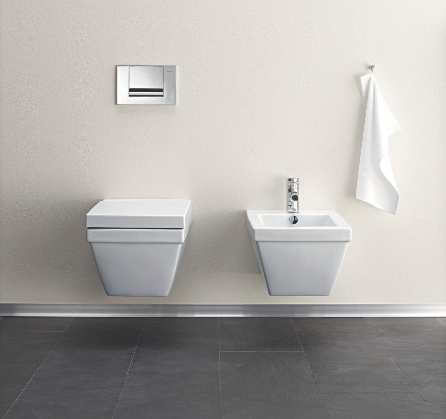 Унитаз Duravit 2nd floor подвесной, 370x540 мм, цвет белый - изображение 1