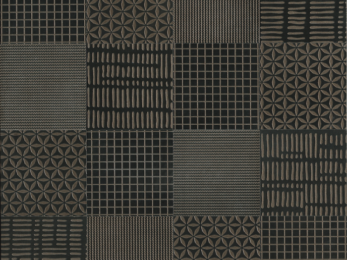 На изображении товар Kronos ceramiche Керамогранит Metallique Brune Texture Mix 20x20 от официального представителя в Москве