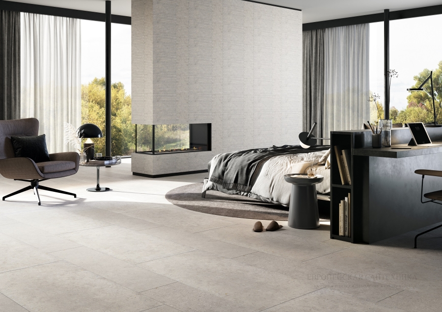 La Fabbrica Ava Керамогранит Agglomerate 30X59,6 Decoro Muretto Pearl nat\lap 30x60 - изображение 1