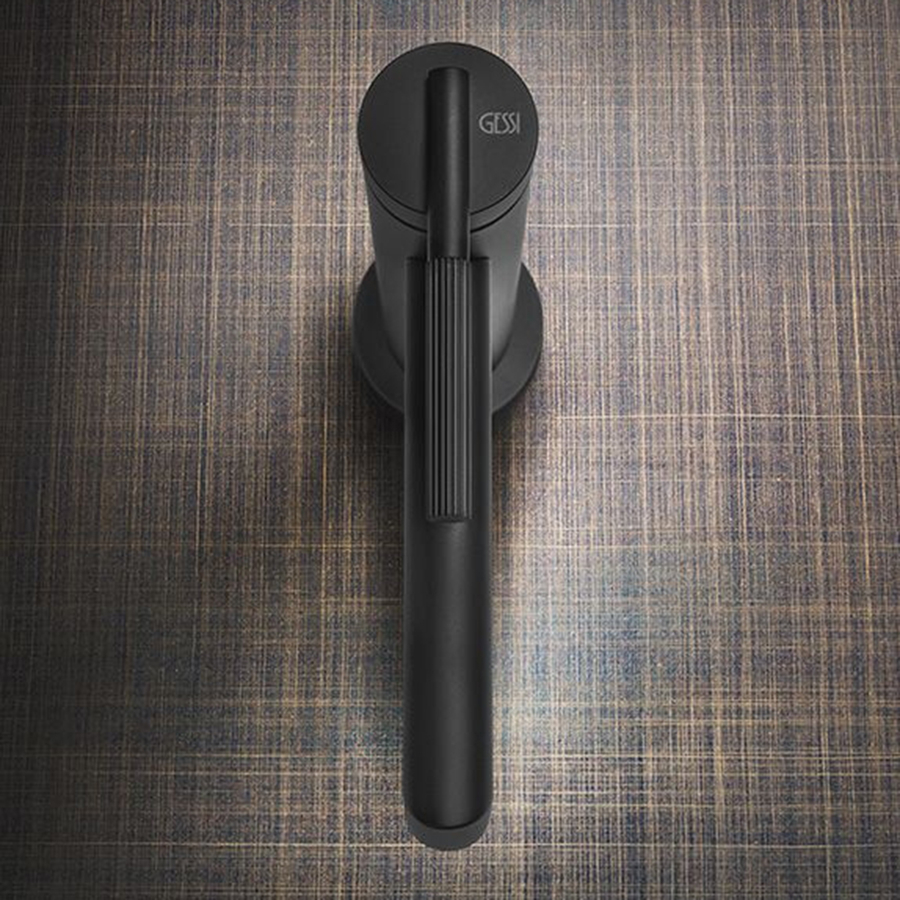 Cмеситель для раковины Gessi Ingranaggio, однорычажный, без донного клапана, цвет Matte Black - изображение 2