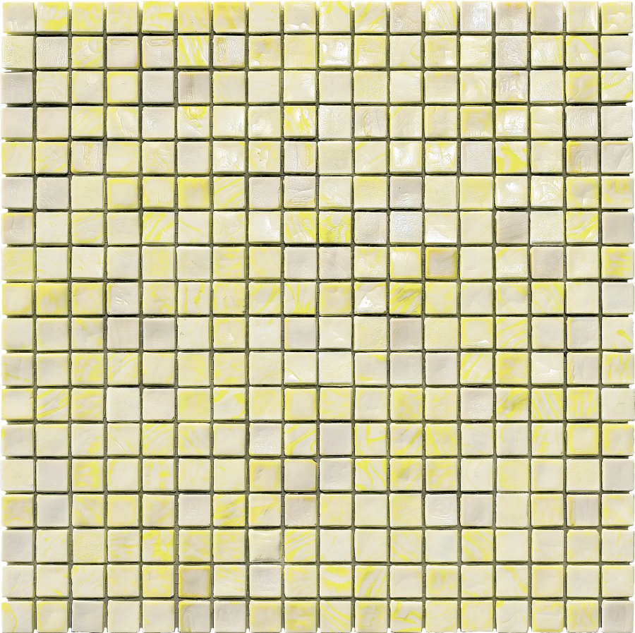 Sicis Стеклянная мозаика Murano Smalto Cadmium 3 chips size 10x10 mm sheet-size 295x295 mm