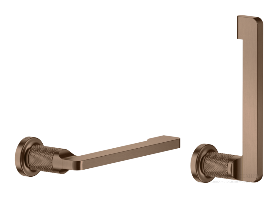 Бумагодержатель Gessi Inciso, настенный, без крышки, цвет Copper Brushed PVD