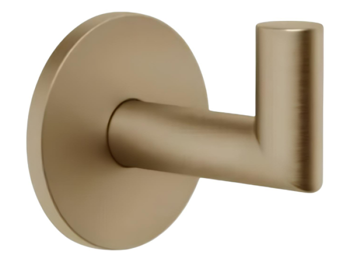 На изображении товар Крючок Gessi Tondo Accessories, настенный, Ø50 мм, цвет Warm Bronze Br. PVD от официального представителя в Москве